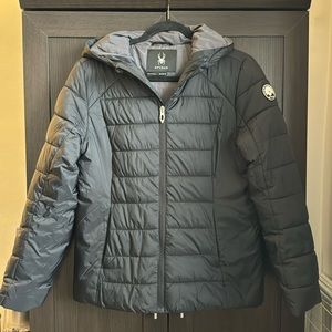 Spyder Light Puffer Hooded Jacket